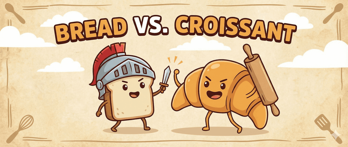 Bread vs Croissant Banner